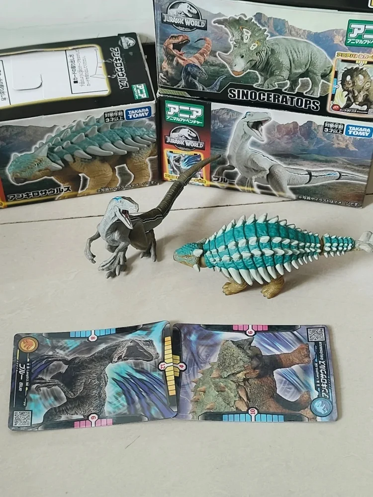 TAKARA Tomy Anlia Action Figures ufficiali da collezione Set Modelli di dinosauri T-Rex e Mosasaurus per i fan dei giocattoli animali