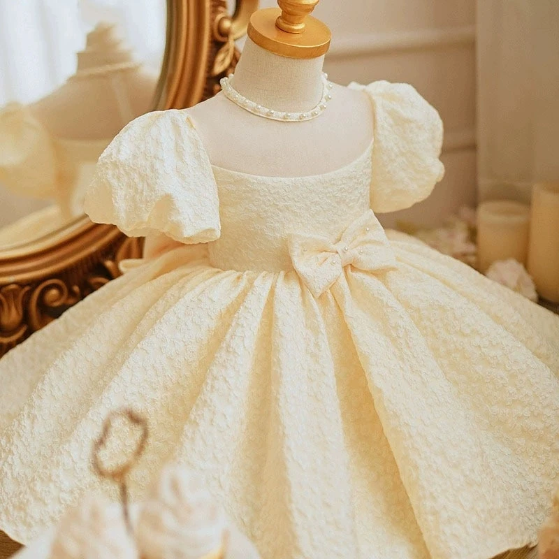 

Праздничное платье для девочек на Ид, детский костюм принцессы, на первый день рождения, для причастия, для девочек-цветочниц на свадьбу, детские платья