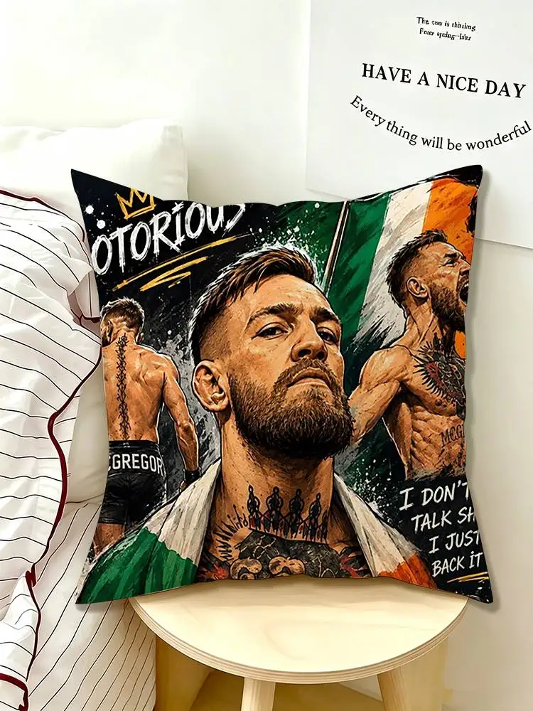 MMA Conor McGregor UFC  Pillow Case Pattern Printed Pillowcase For Living Room Sofa Cushion Cover