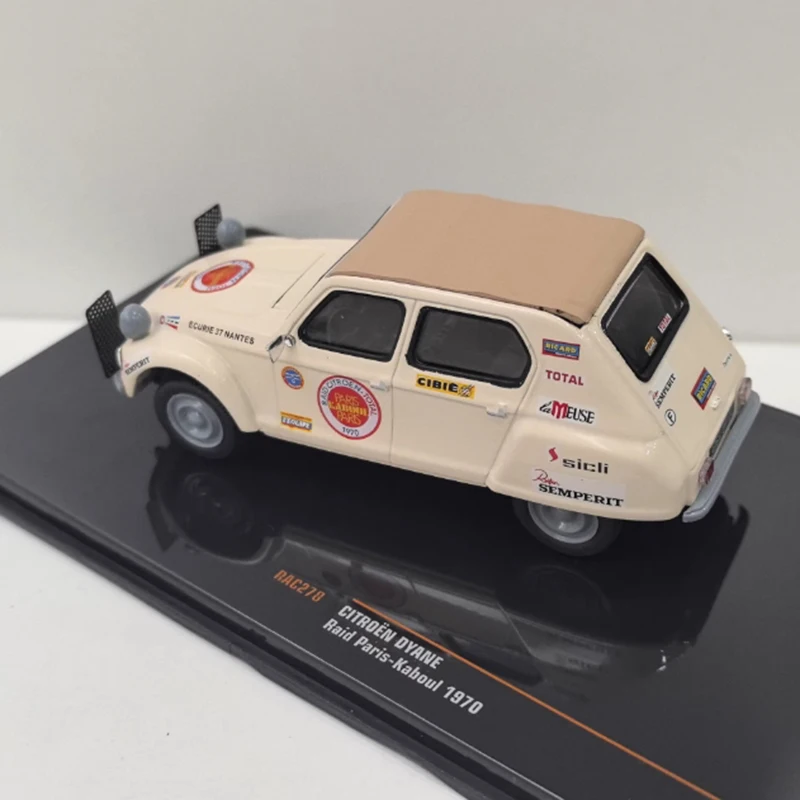 Minor flaw IXO 1/43 Scale Citroen DYANE 1970 Racing car Alloy Simulation Car Model Static Collection Decorated Holiday Toy