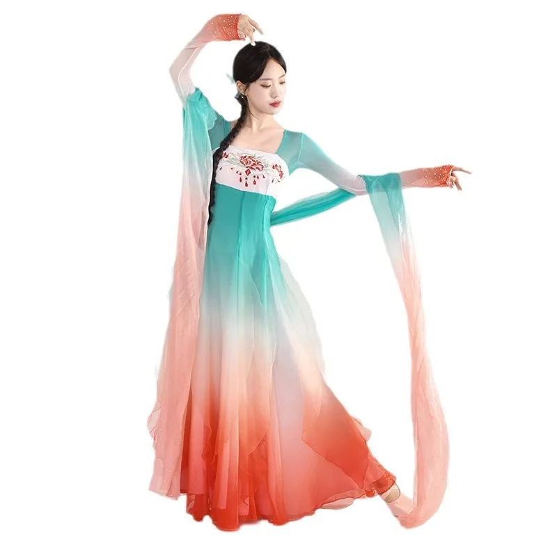 Jinseliannian Classical Dance Costume Women Hanfu Dancing Clothes Chinese Traditional Dance Clothes