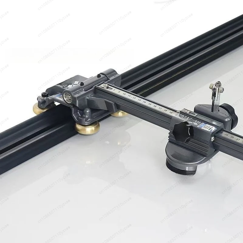 20-GL Upgraded Tile Manual Cutter, Splicable Adjustable Guide Rail Push Scoring Knife with Anti-Collision Rubber Sleeve