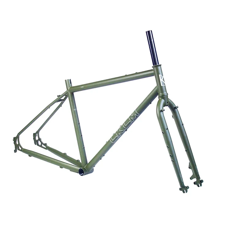 

700C/26" MTB/Road Bike CrMo Cruiser Touring Bicycle Chromoly Frame for Long Distance Bikepacking Travel Disc Brake Frameset