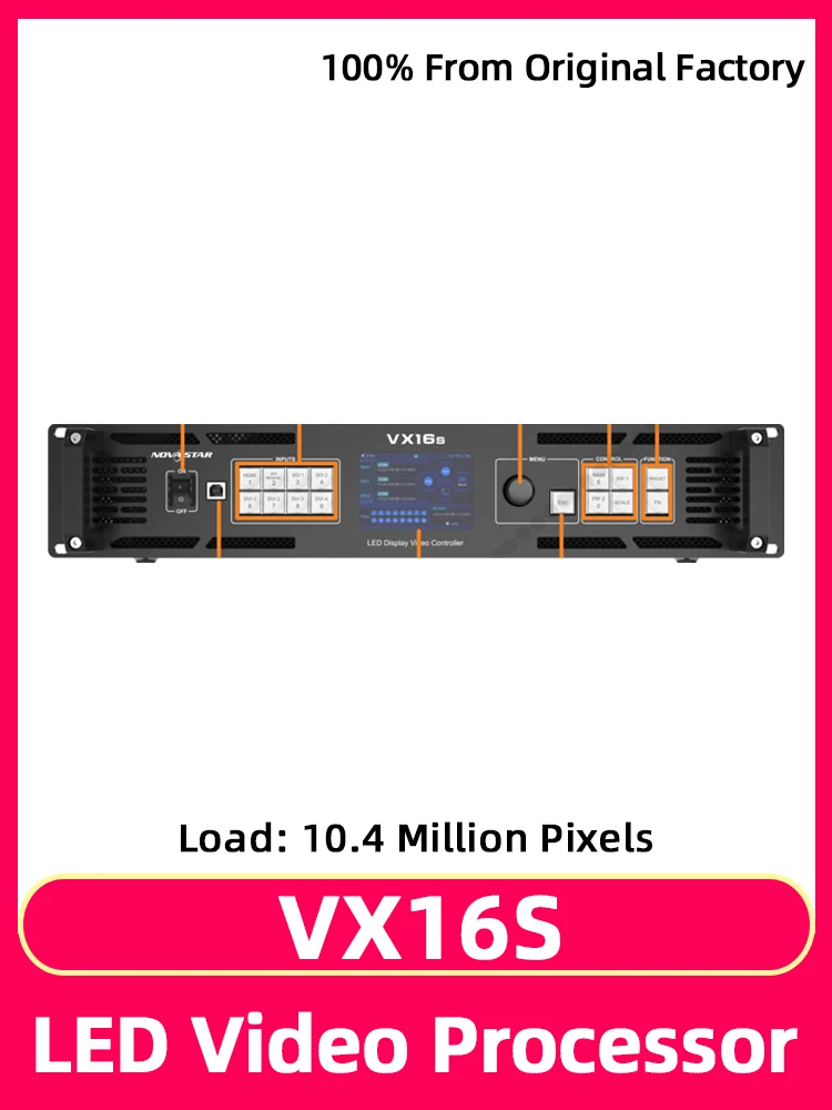 Novastar VX16S Full Color Video Wall Controller 4K LED Panel Pixel Display LED Display Screen Video Processor HDMI DVI SDI Input