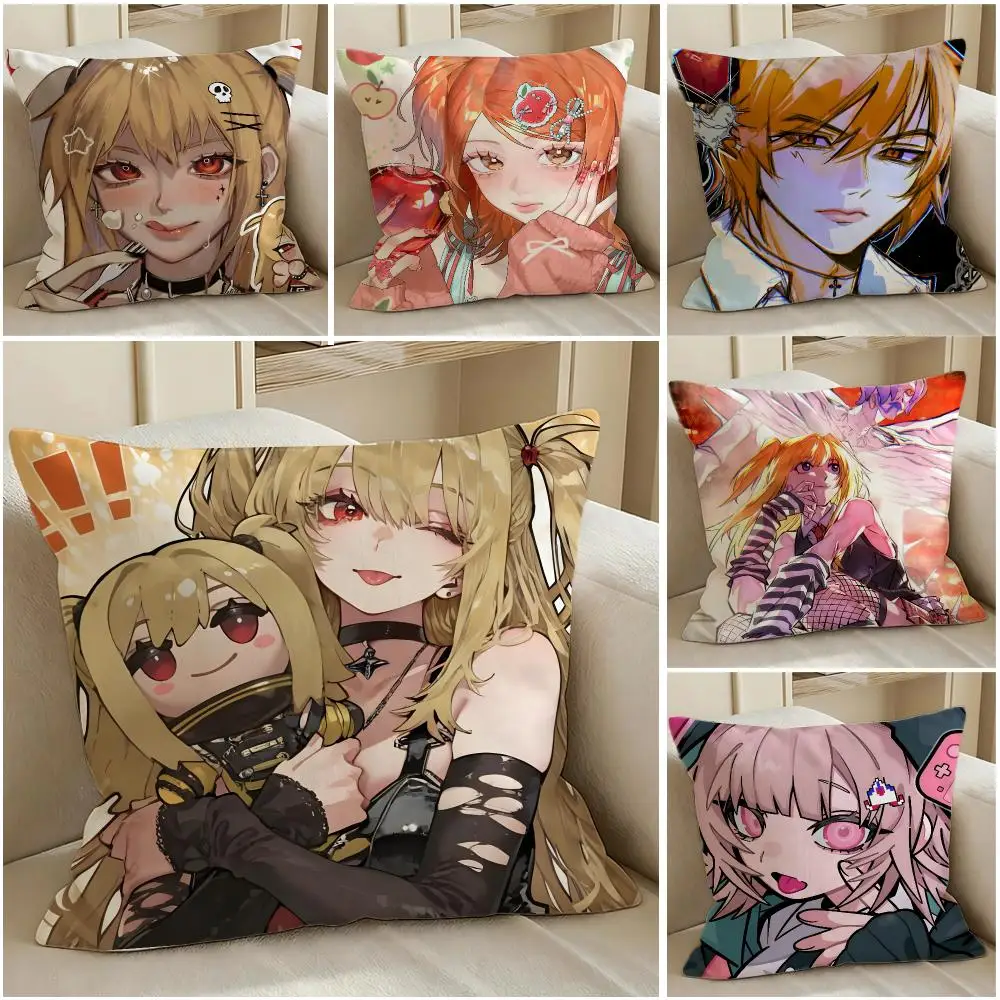 Anime Death Note Cushion Cover Pillow Short Plush Warm CreamStylel Cushion for Living Room Bedroom Sofa Ideal for Gifting
