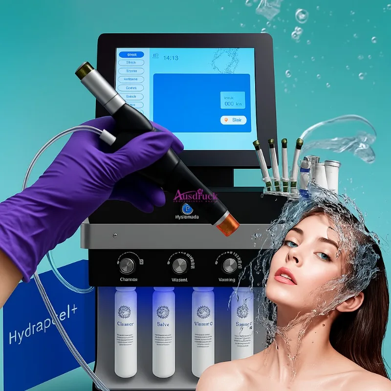 5pcs H2O2 Aqua Peel Essence Solution for Hydro Dermabrasion Oxy Jet face Machine Cleansing Softening Moisturizing Rejuvenating