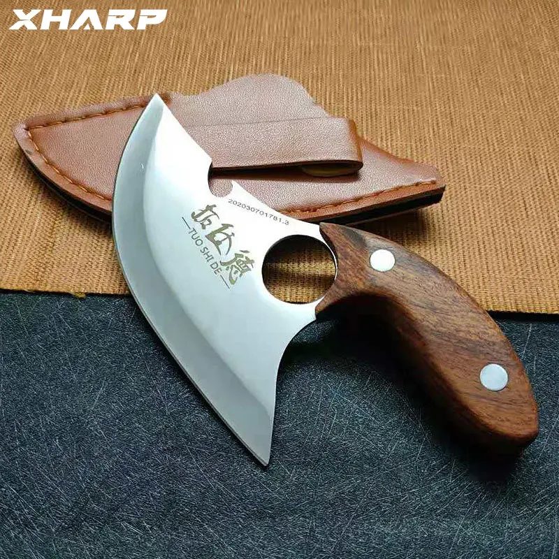 

Boning Knife Butcher Knife Hand Meat Knife Grilled Meat Boning Knife Meat Knife Mongolian Carrying Outdoor Meat Knife With Cover