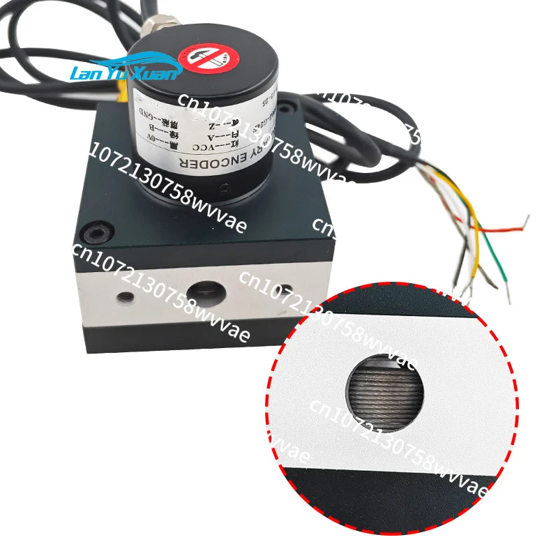 E38S Rope Encoder 1000ppr Pull wire displacement Pull rope sensor Pull wire Drawstring encoder 500mm1000mm1200mm1500mm2000mm
