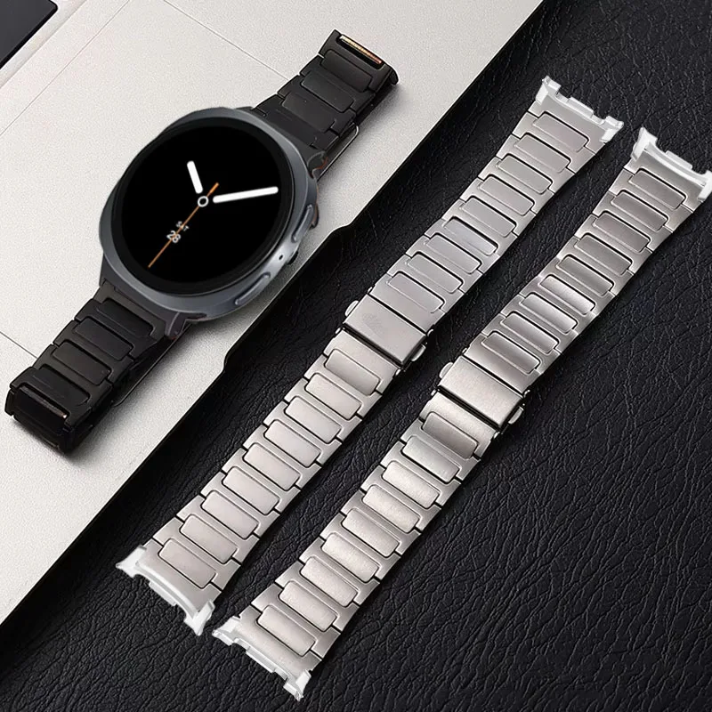 Edelstahlband für Samsung Galaxy Watch 8 40 mm 44 mm, verstellbares Armband, Armband für Galaxy Watch 8 Classic 46 mm Gürtel