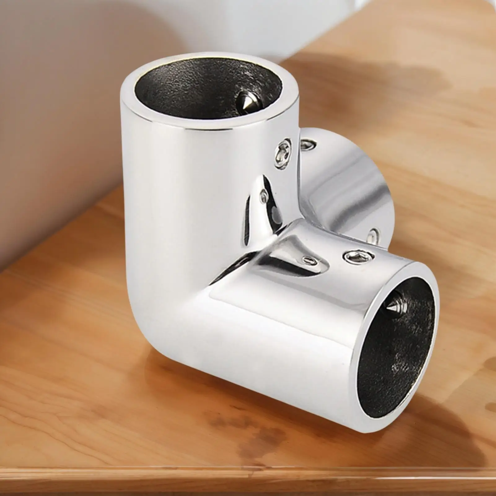 اليد السكك الحديدية تركيب موصل الفولاذ المقاوم للصدأ 3 طريقة لوازم بحرية قارب درابزين الأجهزة ل السفينة الدرابزين يخت الأنابيب حوض #2