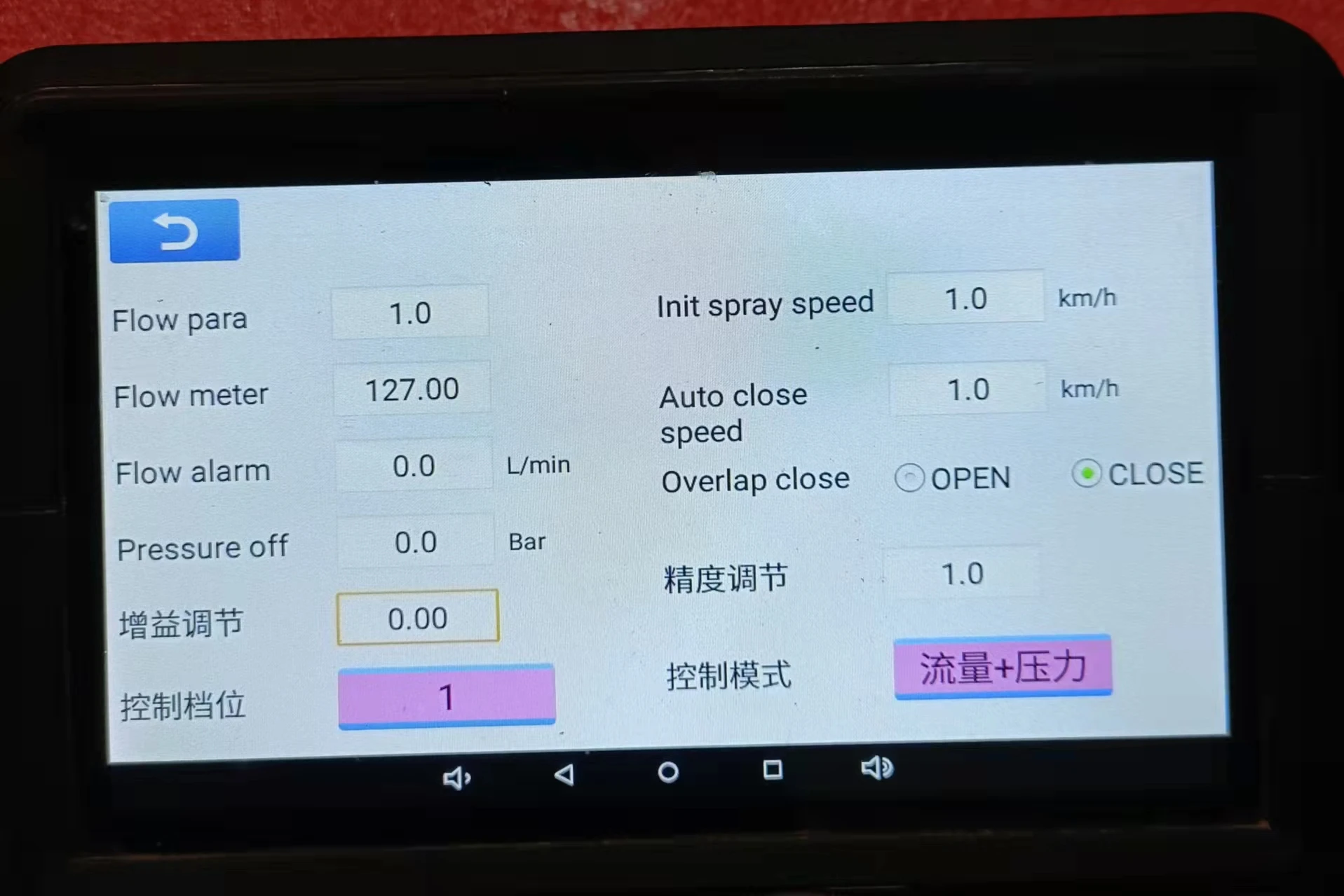 Precise Variable Agricultural Flow Control System, Automatic Spraying System