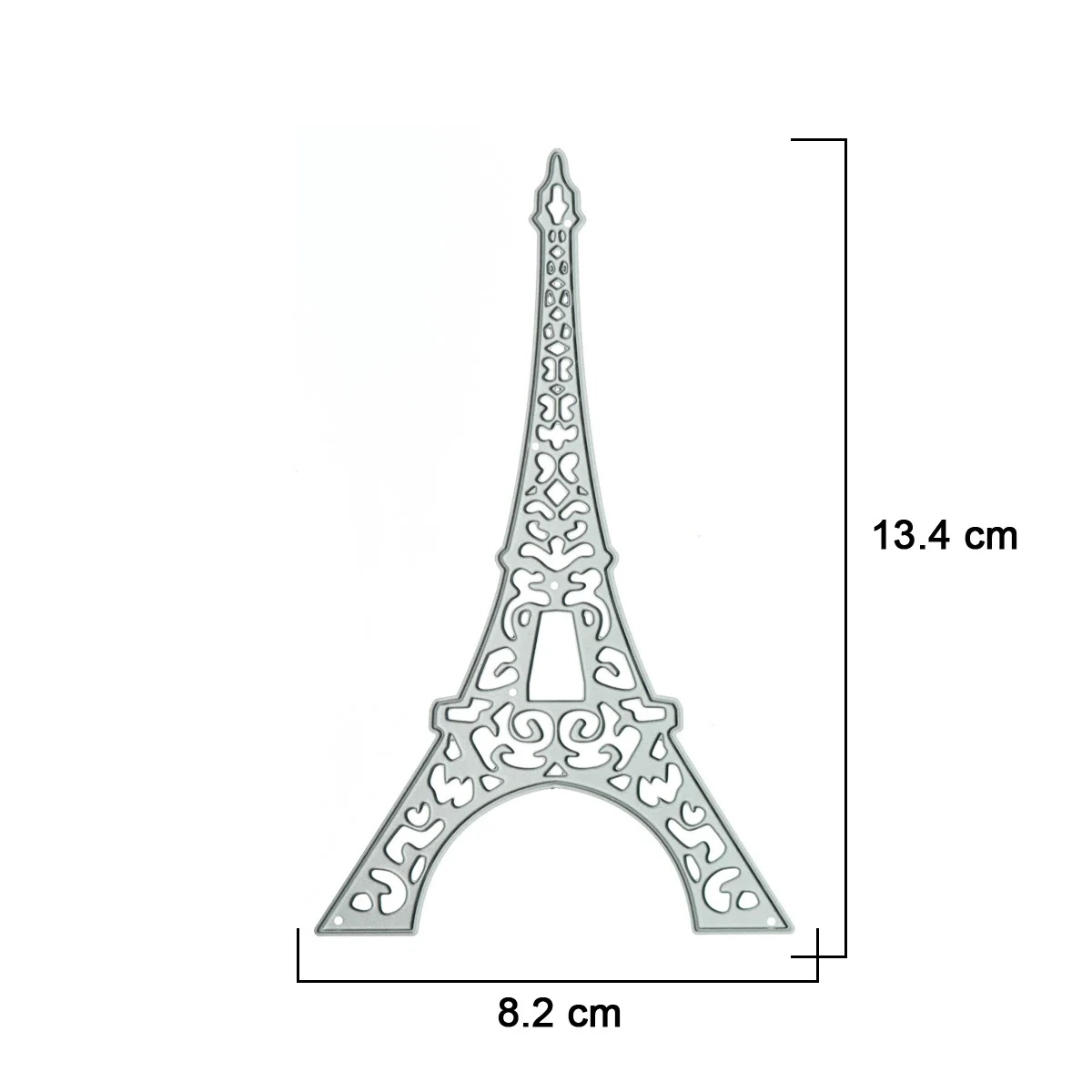 Paris Eiffel Tower Cutting Die Cut For Tourism Memory Card Metal Stencil Clipart Paper Art Work Decorative Scrapbooking Supply