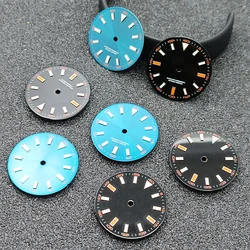 NH/35 High quality dial Watch dial blue green luminous dial for NH/35/8215/2824 movement watch accessories Watch repair