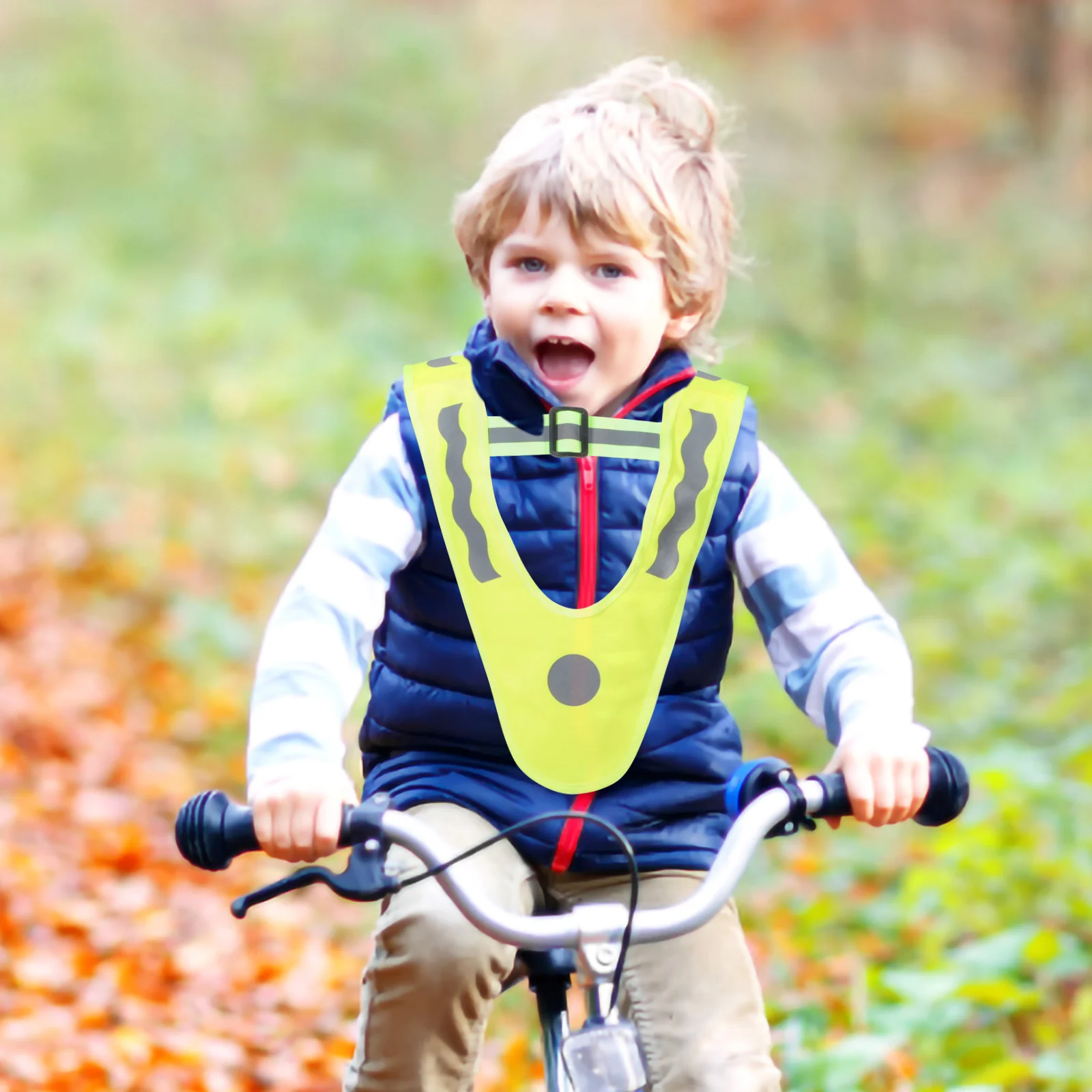 

Kids Safety Vest Reflective High Visibility Fluorescent Breathable Comfortable Lightweight Outdoor Indoor Walking