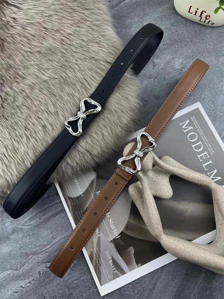 

Женский модный корсет из натуральной кожи с пряжкой и бантом, женское пальто с поясом, платье с поясом, узкий ремень J1390