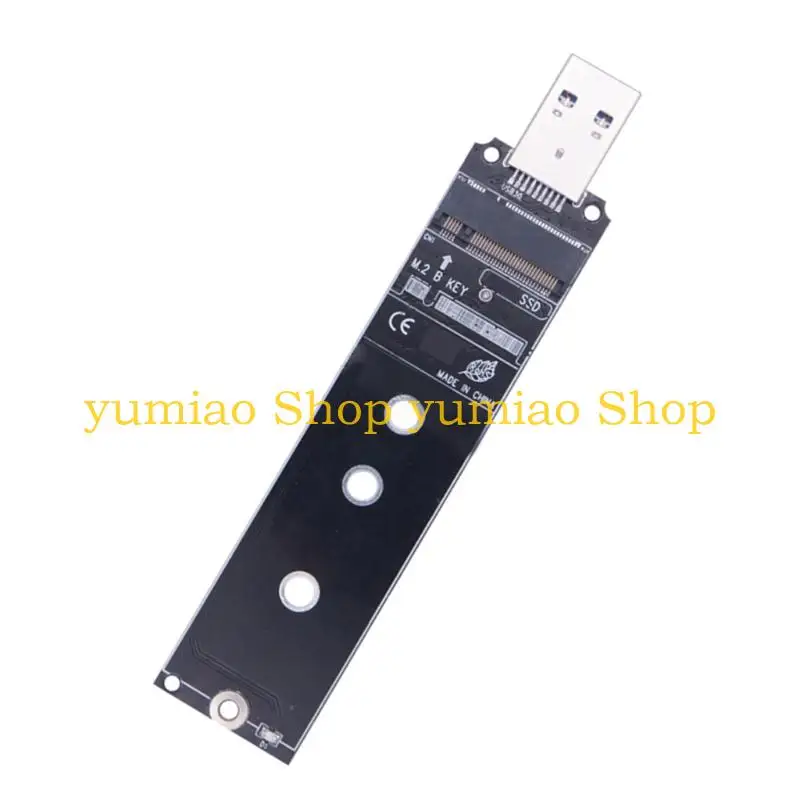587B Portable M.2 to USB3.0 Wireless Expansion Card Heat Dissipation Adapter ASM 1153E Chip Card for 2230 2242 2260 2280