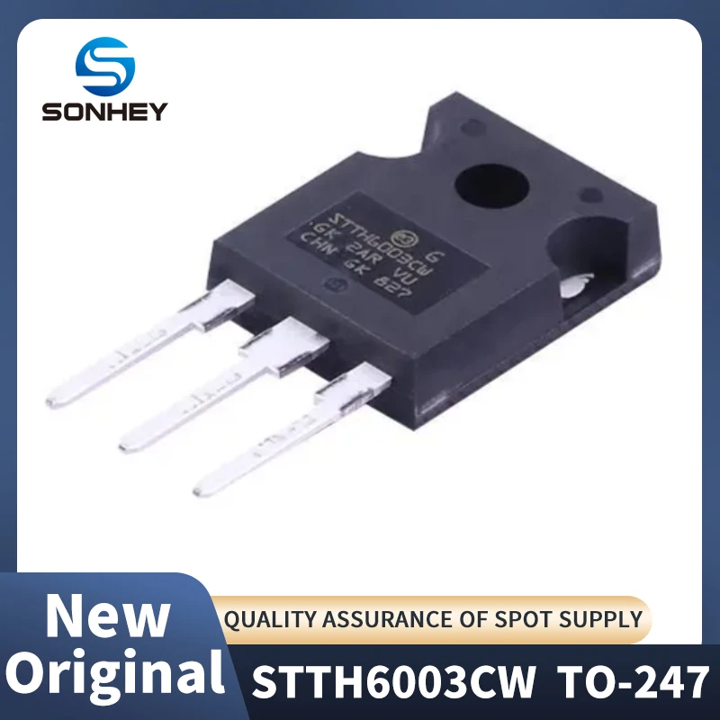 

(10Pcs/Lot) 100% New Imported Original STTH6003CW STTH6003 TO-247 Fast Recovery Rectifier 60A 300V