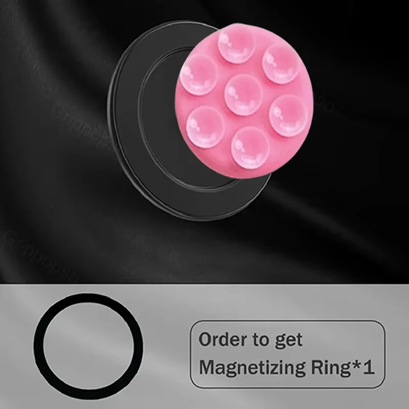 For Magsafe Suction Phone Grip - Universal Magnetic Suction Grip 360° Rotating Hands-Free Holder for iPhone 17  16 15 14 13 12