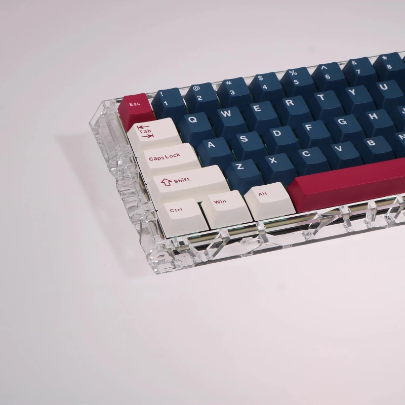 

GH60 Wooting 61-клавишная частота возврата 1K/8K QMK с возможностью горячей замены игровая механическая клавиатура RGB подсветка VIA изменение ключа модификация