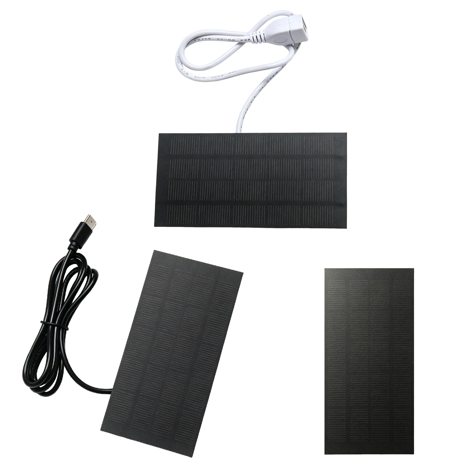 1.2W 5V Solar Panel Power Backup 4.7x2.4 Inches/120x60mm Polycrystalline Solar Cells for Camping Hiking Outdoor Adventures