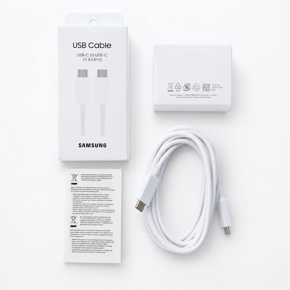 Samsung Type C Cable 1M 3A Super Fast Charging Data Line For Galaxy S23 S20 S21 S22 Plus Ultra