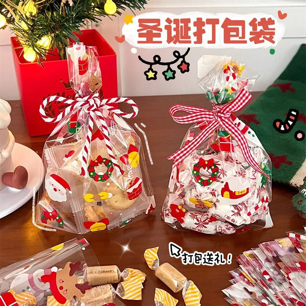 

Ins Christmas Gift Packaging Bag Gift Bag Christmas Handmade Packaging DIY Decoration Baking Candy Cute Simple Packaging Bag
