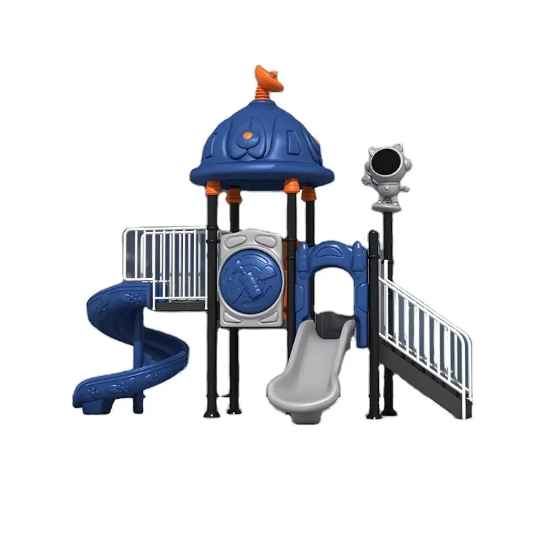 

Children's Outdoor Playground Plastic Slide for Garden Educational Airport Residential Use Durable Metal Toddler Slide Games