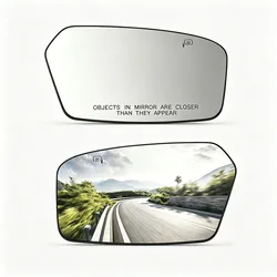 Heated Side Mirror Glass Rearview Mirror Glass Lens Replacement for Ford Fusion 2006 2007 2008 2009 2010 USA Version