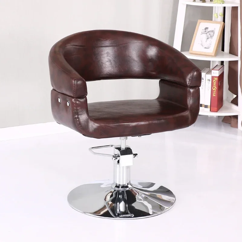 

Стул для макияжа стилиста, гидравлическое регулируемое кресло для педикюра, простота, парикмахерские кресла, поворотное татуировка