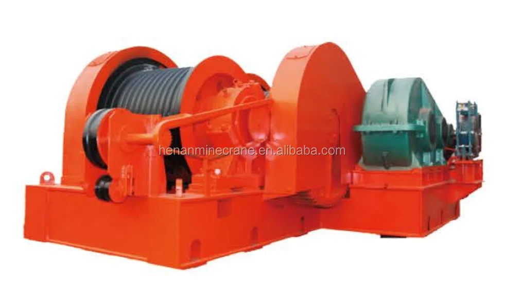 High Performance Jmm Low Speed 20 Ton 30 Ton 50 Ton Electric Winch 380v 50hz 3 Phase With Wireless Remote Control