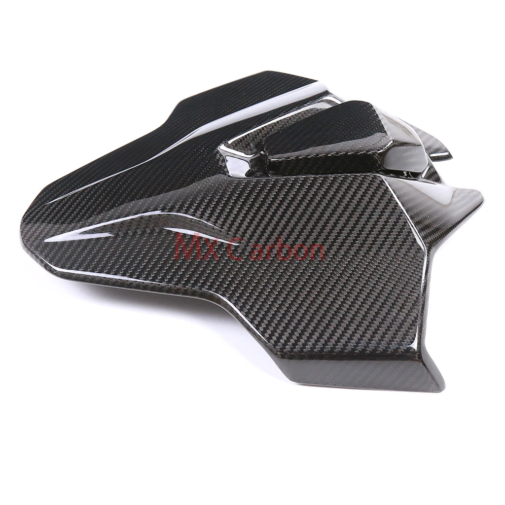 ل BMW S1000RR M1000RR 2023 2024 + 100% ألياف الكربون النقي غطاء المقعد الخلفي القلنسوة الهدايا المجمعة دراجة نارية الملحقات