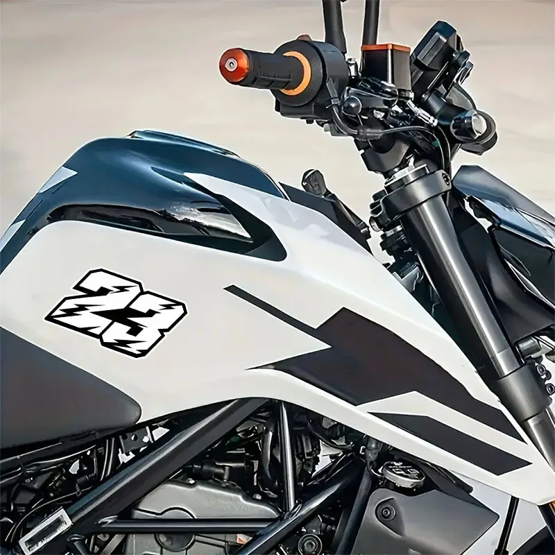 JDM Number 23 Lightning Car Vinyl Decal Sticker 5.5 Inch Waterproof for Motorcycle Truck Window