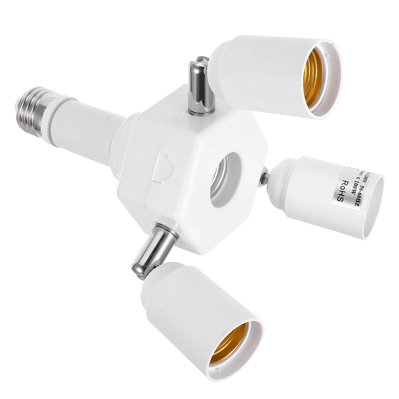 

Sturdy E27 Light Socket Adapter Converter With 360 Degree Rotating Design Easy Installation Ideal For Home Office Commercial Use