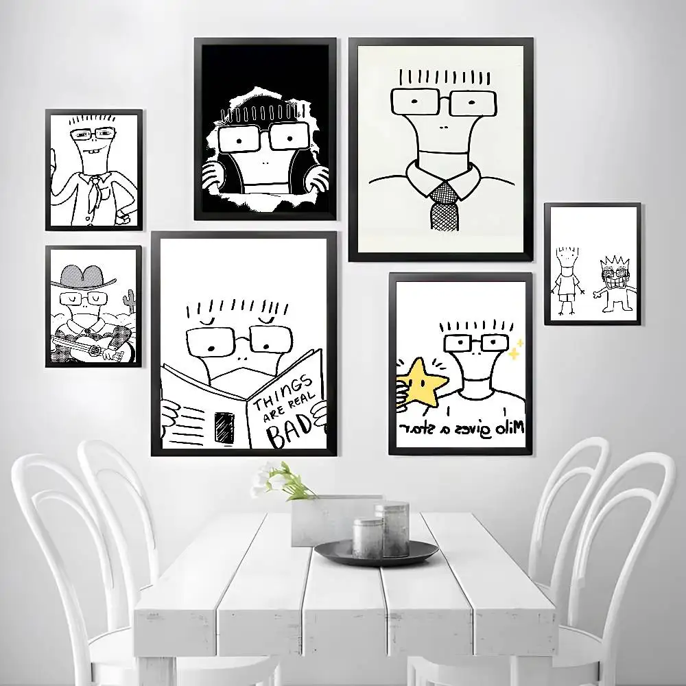 D-Descendants Milo Go To College Poster Self-adhesive Art Waterproof Paper Sticker Coffee House Bar Room Wall Decor