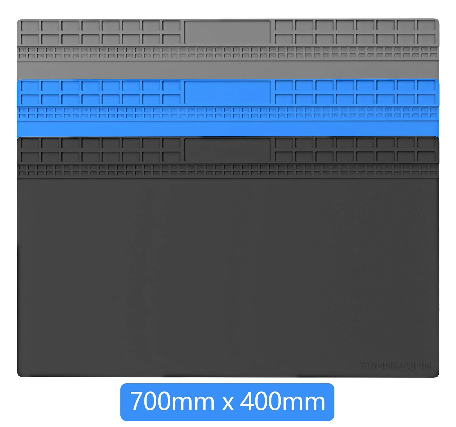 

700*400mm Extra Large Silicon Insulation Pad Heat-Resistant Work Mat For Electronic Smart Phone Laptop Repair Soldering Mat