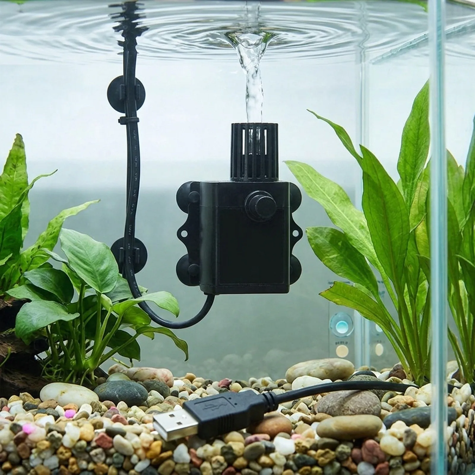 For Evaporative Coolers Fountain Water Pump Brushless Water Pump 59.5*49*42.5mm 1.2W Power Consumption 100cm for maximum Head