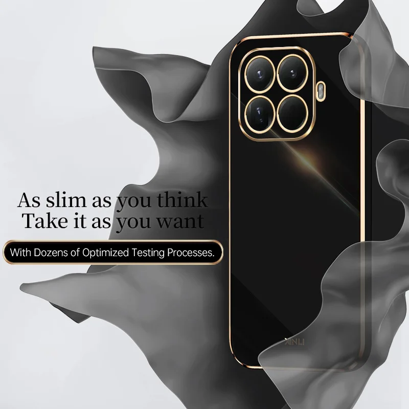 15T Luxuriöse Galvanisierte Weiche Silikonhülle für Xiaomi 15T 17T Pro Candy Kameraschutz TPU Stoßfänger Rückseite für Xiaomi Mi15Tpro – Detail 2