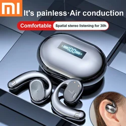 XIAOMI J99 Bluetooth kulaklık 9D Stereo ses kablosuz kulaklıklar kulak kancası TWS spor kulaklık Mic ile su geçirmez kulaklıklar