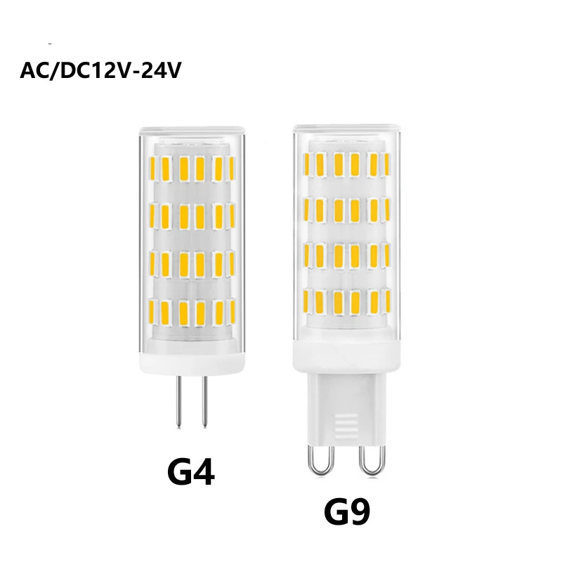 Imagem -03 - Lâmpada Led Regulável para Carro e Caminhão Luz de Plugue Pequeno ca 12v 24v g4 g9 E14 Ba15d 3000k Branco Natural 4000k 6000k 5w Barco Navio 10 Peças