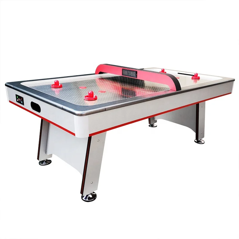 Stainless Steel Playfield 7FT Electric Air Hockey Table For Sale