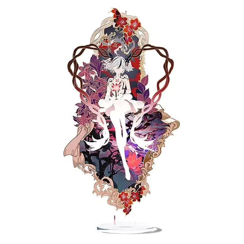 "Mingchao" Doujinya "Destined to Be Formless" 시리즈 게임 주변기기 애니메이션 아크릴 "Chun" 스탠딩 사인 테이블 장식 선물