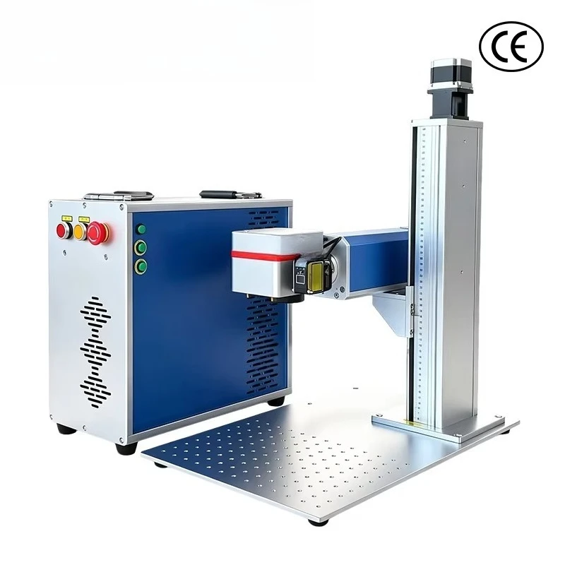 60W Mopa Fiber Marking Machine JPT M7 Color 3D Engraving for Metal Aluminum Anodized Black