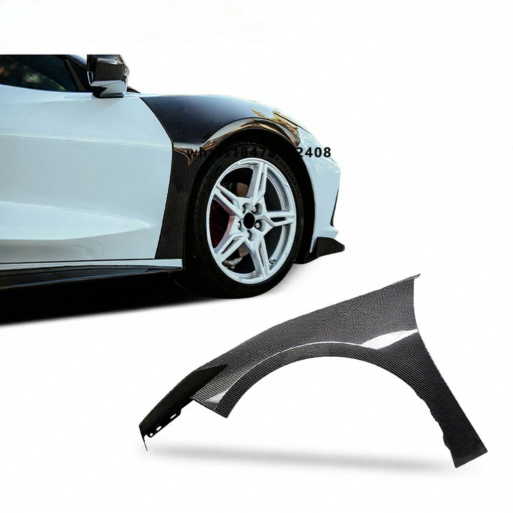

C8 Carbon Fiber Fenders Suitable for 2019+Chevrolet Corvette C8 Modified OEM Style Carbon Fiber Fenders