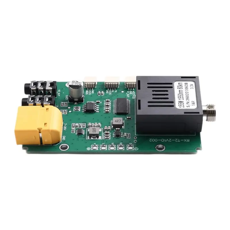 AU61-TTL To Fiber Optic Module 60KM TTL Optical Transceiver Module DC 5.5-26V Optical Terminal Equipment Drones RX Ground End