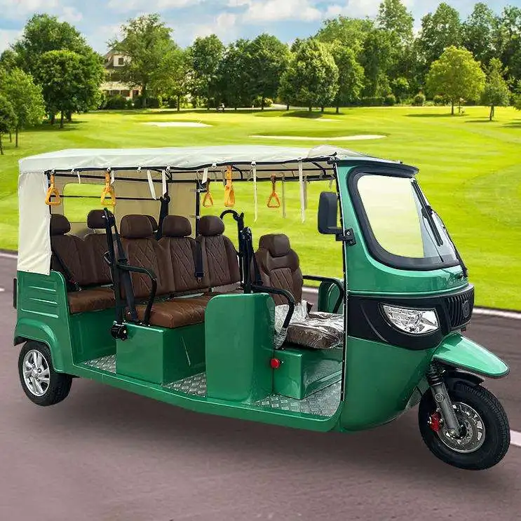 

ELION-B1pro 2025 New Arrival Open Bajaj Adult 3-Wheel Rickshaw 7-Seat Electric Passenger Tricycle Tuk Tuk Taxi