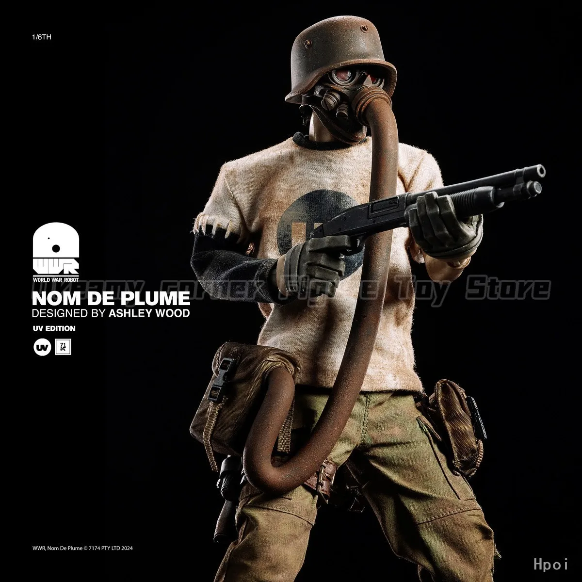 

【В наличии】Оригинальная фигурка Underverse WORLD WAR ROBOT 2 NOM DE PLUME 1/6, игрушечная модель, подарочная коллекция