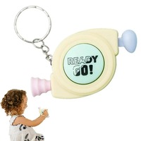Mini Memory Trainer Handheld with Key Ring Puzzle Memory Training Candy Color Single or Double Mode Interactive Game Toys