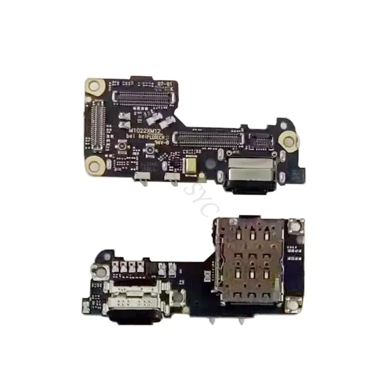 USB Charging Connector Port Board Flex Cable For Xiaomi Mi 12 12X 12S Charging Port with Sim Card Reader Repair Parts