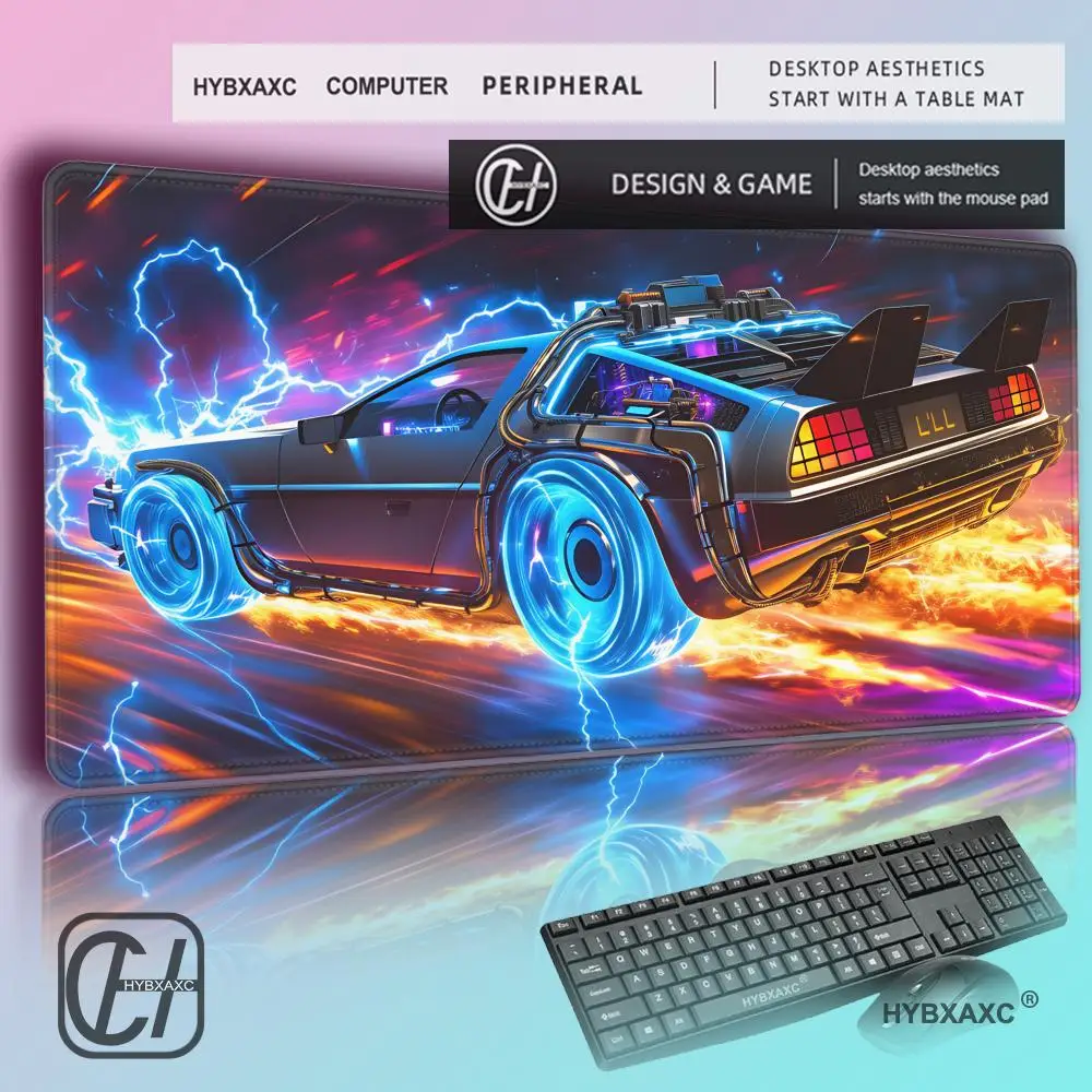 

HYBXAXC Science Fiction Racing Cars Mouse Pad Large Rubber Non-slip PC Desk Accessories Mousepad for Gamer Keyboard Decor Mat