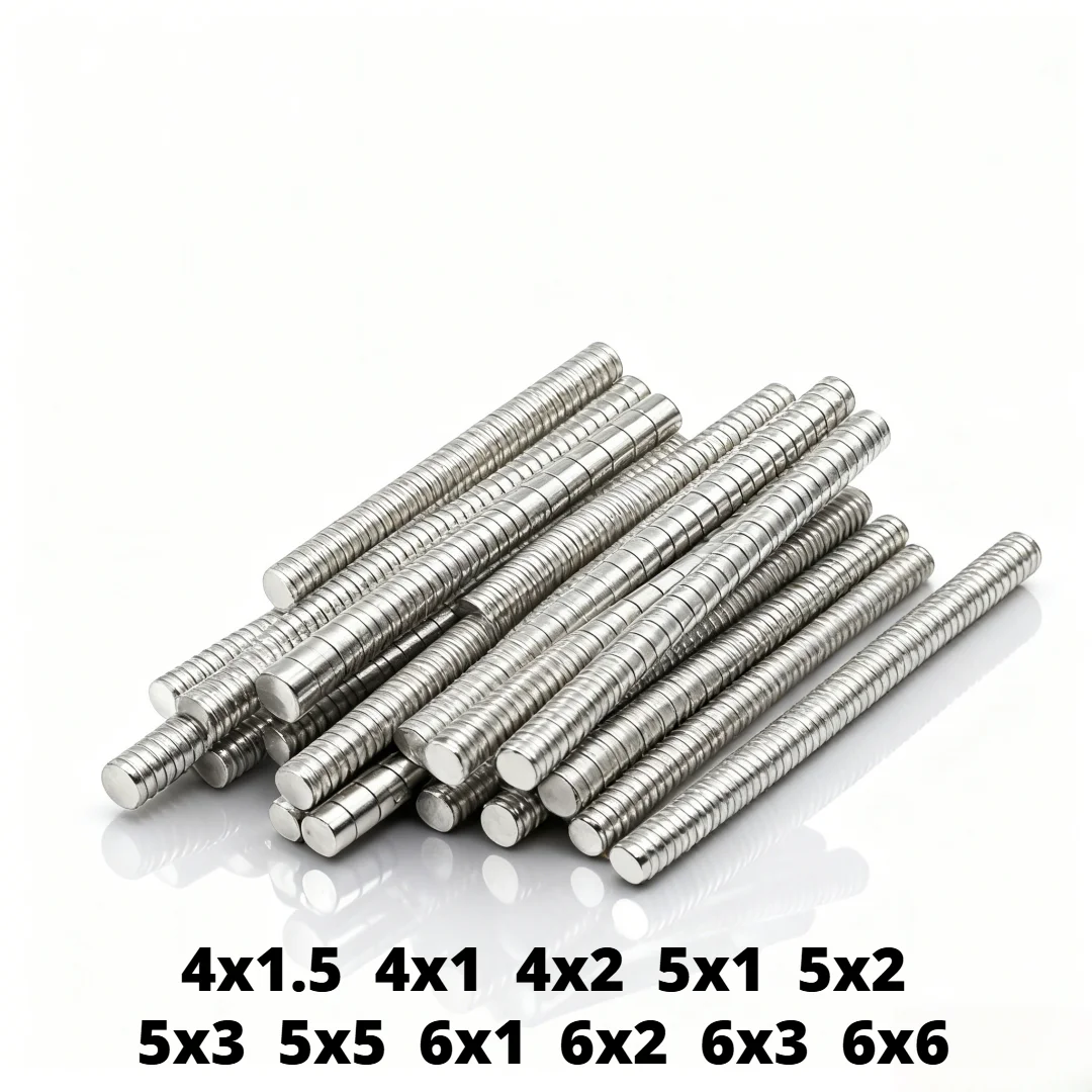 Super Strong Magnet N35 Round Magnetic NdFeB Powerful Neodymium Magnet imanes Refrigerator Magnets ﻿ 4x2 5x2 5x3 6x2 6x3 mm image 4
